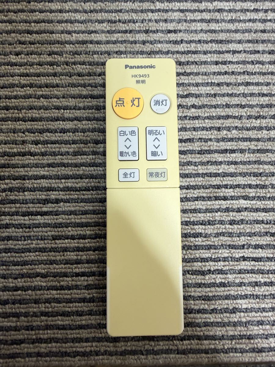 ［返金保証・赤外線発光確認済］Panasonic パナソニック 照明リモコン HK9493 送料無料