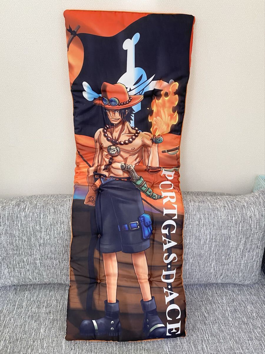 ◇ONE PIECE ワンピース ロングクッション ポートガス・D・エース ビッグクッション 長座布団◇