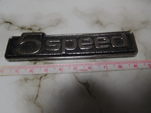 希少レア彡中古・トヨタ・セリカ？　TA22/27型？5speed・スピード・エンブレム・バッチ・当時物・レトロカー・旧車・街道レーサー・年代物
