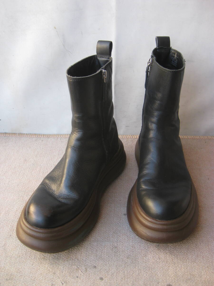 ★ZARA 　　レディースブーツ 　 03576　　黒　　　３８　　美品