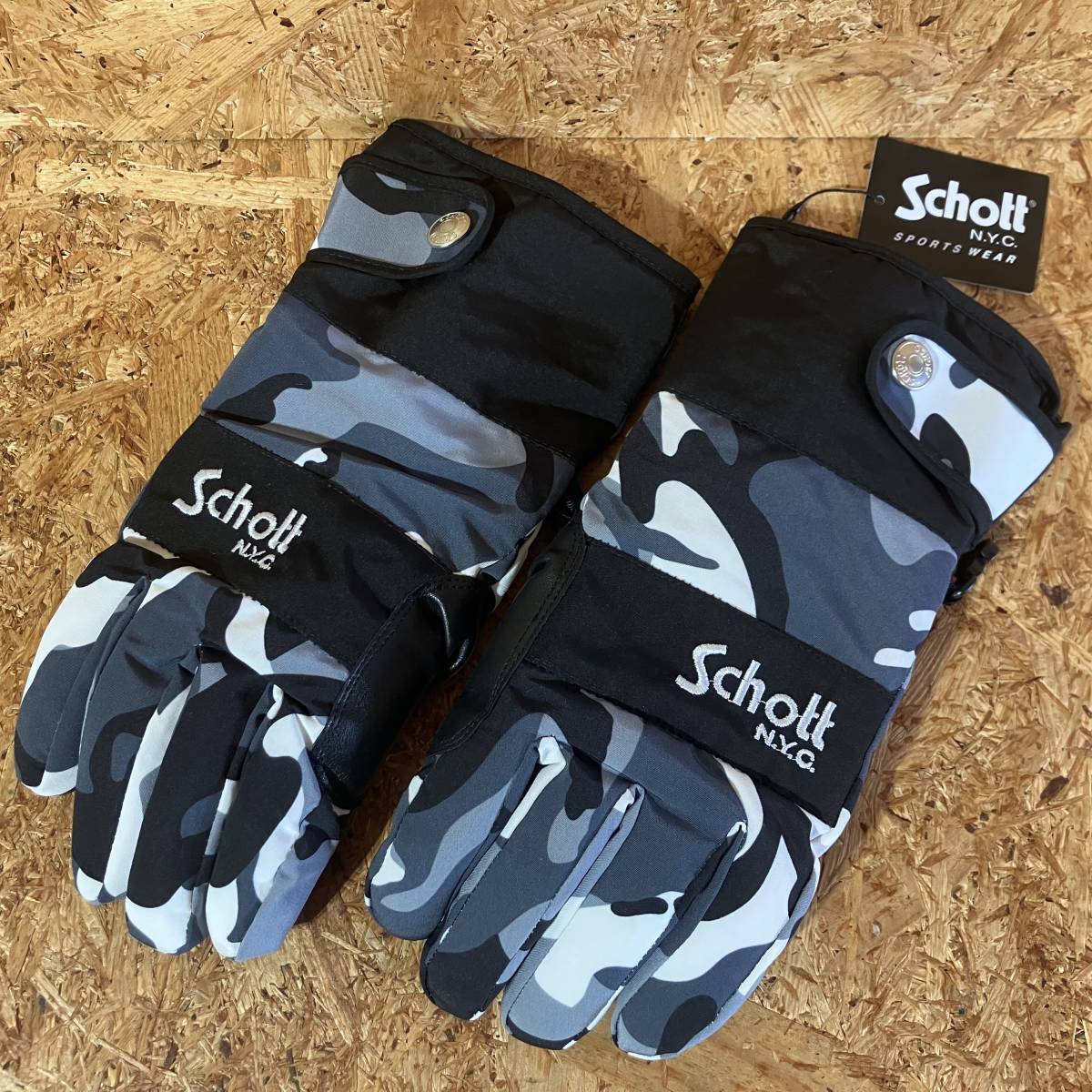 Schott FIELD GLOVE S グローブ 手袋 迷彩 カモフラージュ