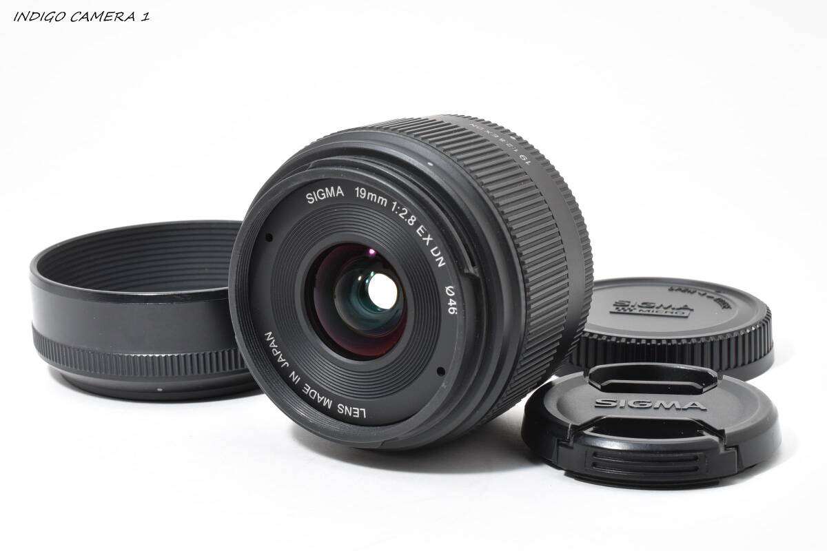 [美品] シグマ◆ SIGMA 19mm F2.8 EX DN マイクロフォーサーズ　#CA2737616