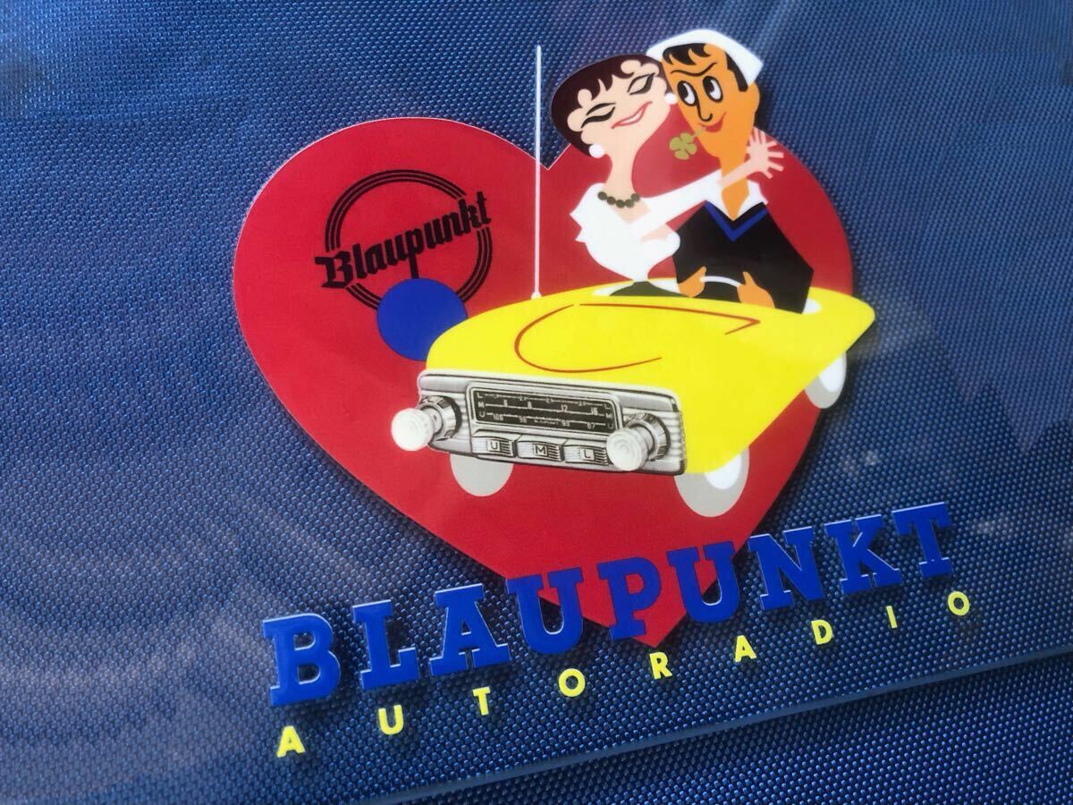 空冷 VW BLAUPUNKT ブラウプンクト ラジオ ステッカー ビートル タイプ2 タイプ3 カルマンギア ポルシェ 356 911 ナロー BMW 旧車 Kln 