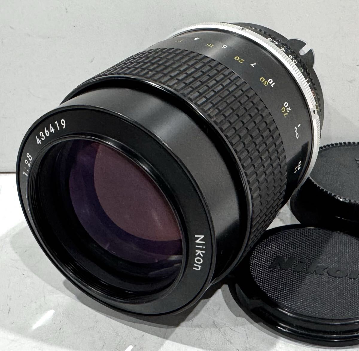 260129B☆ Nikon NIKKOR 135mm 1:2.8 マニュアルレンズ ♪配送方法＝おてがる配送宅急便(EAZY)♪
