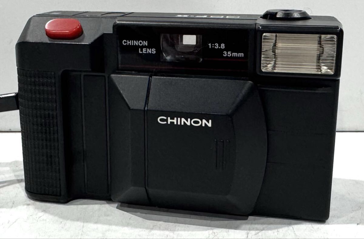 260118C☆ CHINON 35F-ⅡCHINON LENS 1:3.8 35mm コンパクトフィルムカメラ ♪配送方法＝おてがる配送宅急便(EAZY)♪