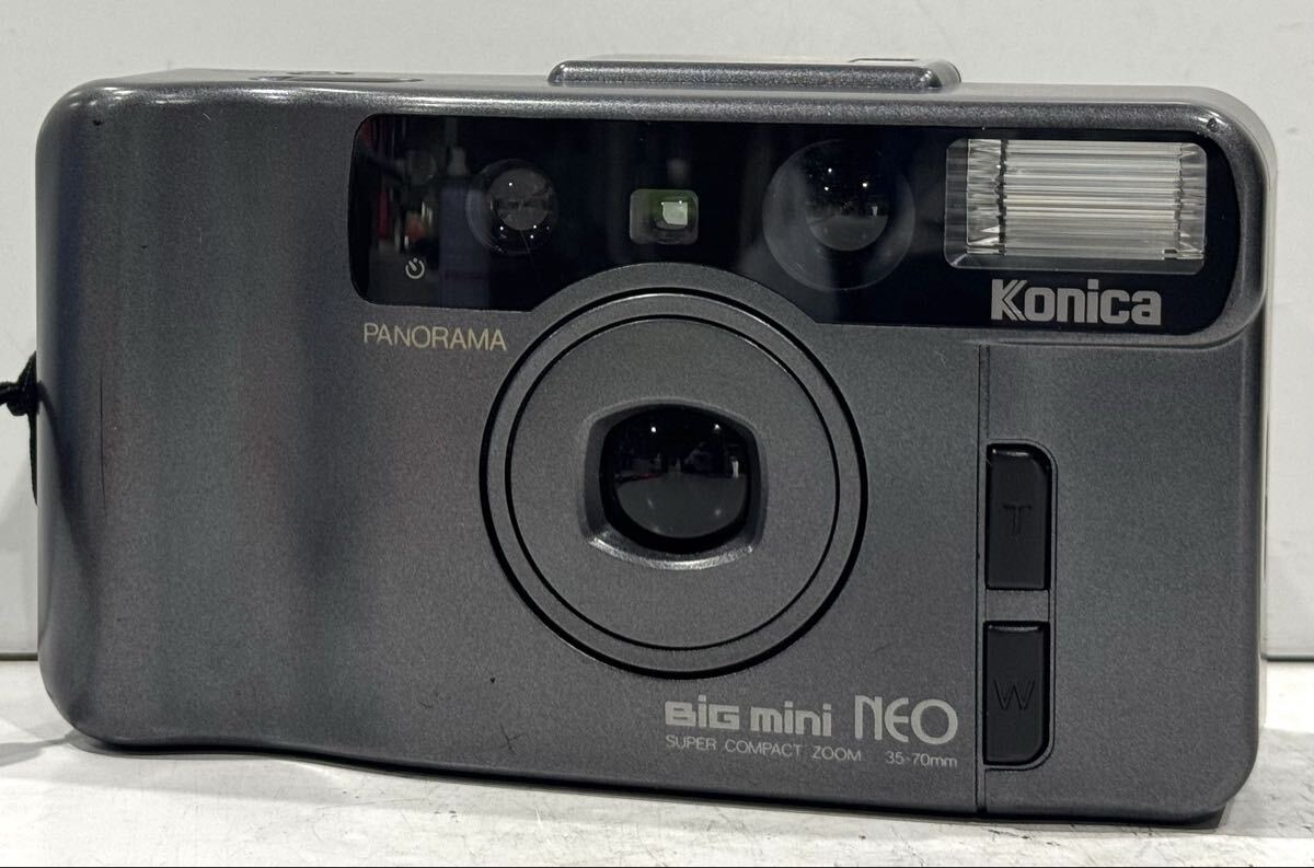 260130C☆ Konica BiG mini NEO SUPER COMPACT ZOOM 35-70mm コンパクトフィルムカメラ ♪配送方法＝おてがる配送宅急便(EAZY)♪
