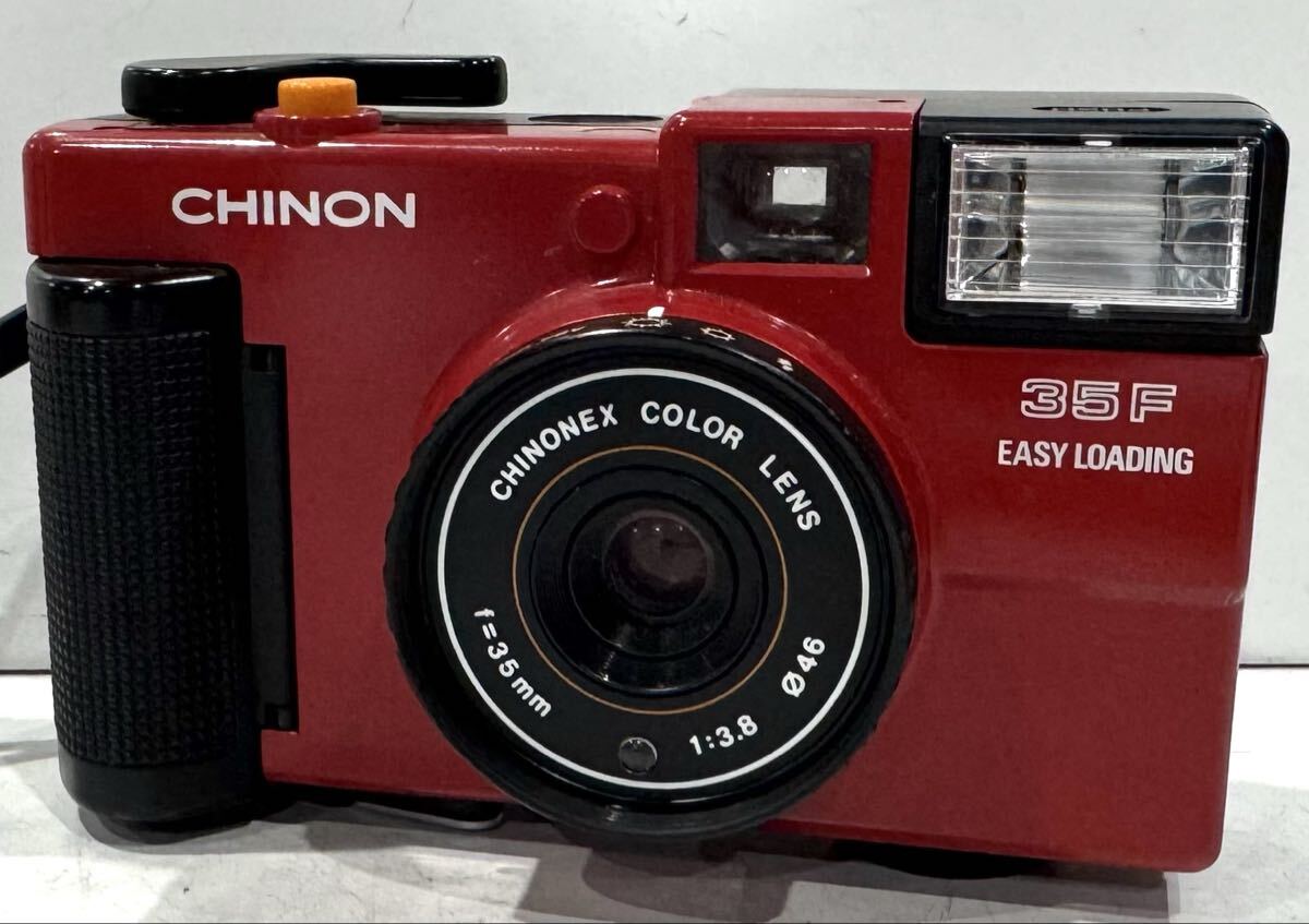 260118B☆ CHINON 35 F EASY LOADING CHINONEX COLOR LENS f=35mm 1:3.8 φ46 コンパクトフィルムカメラ ♪配送方法＝宅急便(EAZY)♪