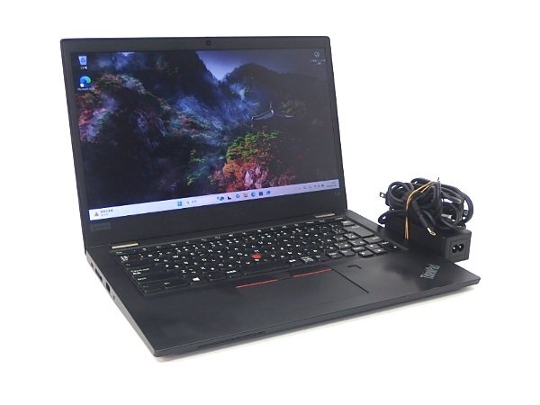 ■※ 【SSD搭載でサクサク!】 Lenovo ノートPC ThinkPad L13 Corei5-10210U/メモリ8GB/SSD256GB/無線/WEBカメラ/Win11 動作確認 加圧跡有