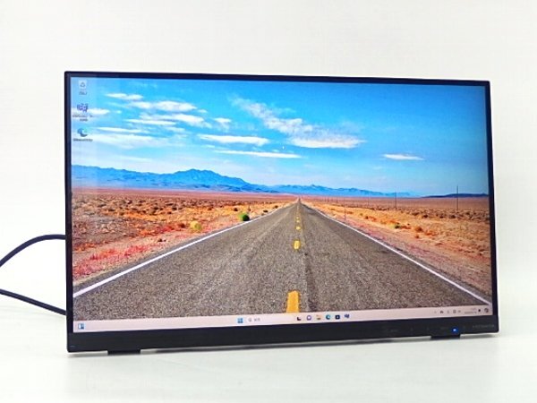 ■※ 【極薄ベゼルで端までタッチ操作可能!】 I・O DATA 21.5型タッチパネルモニター LCD-MF224FDB-T VGA/DVI/HDMI ADSパネル 動作確認