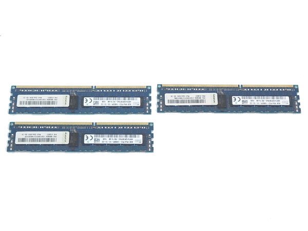 ■○ SK hynix 8GB 1Rx4 PC3-14900R-13-13-C2/HMT41GR7BFR4C- RD TA AB 15939 3枚セット 送料全国一律430円