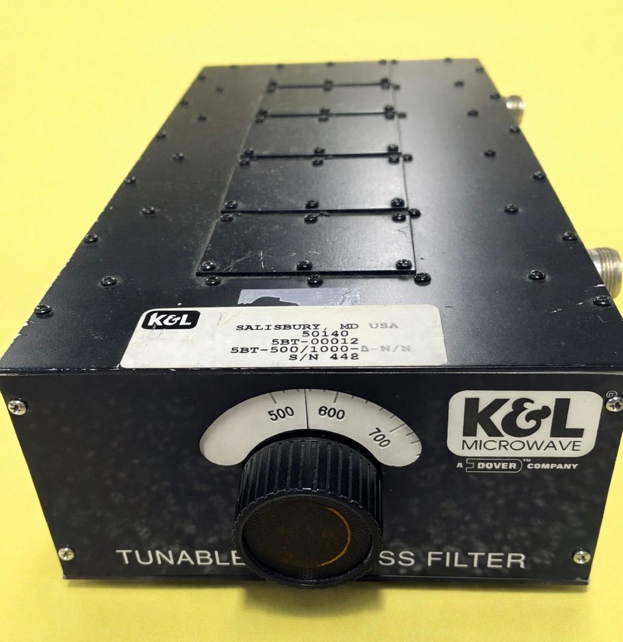 $ ジャンク K&L ステップアッテネータ 5BT-500/1000-5-N/N 動作未確認 RF 高周波部品
