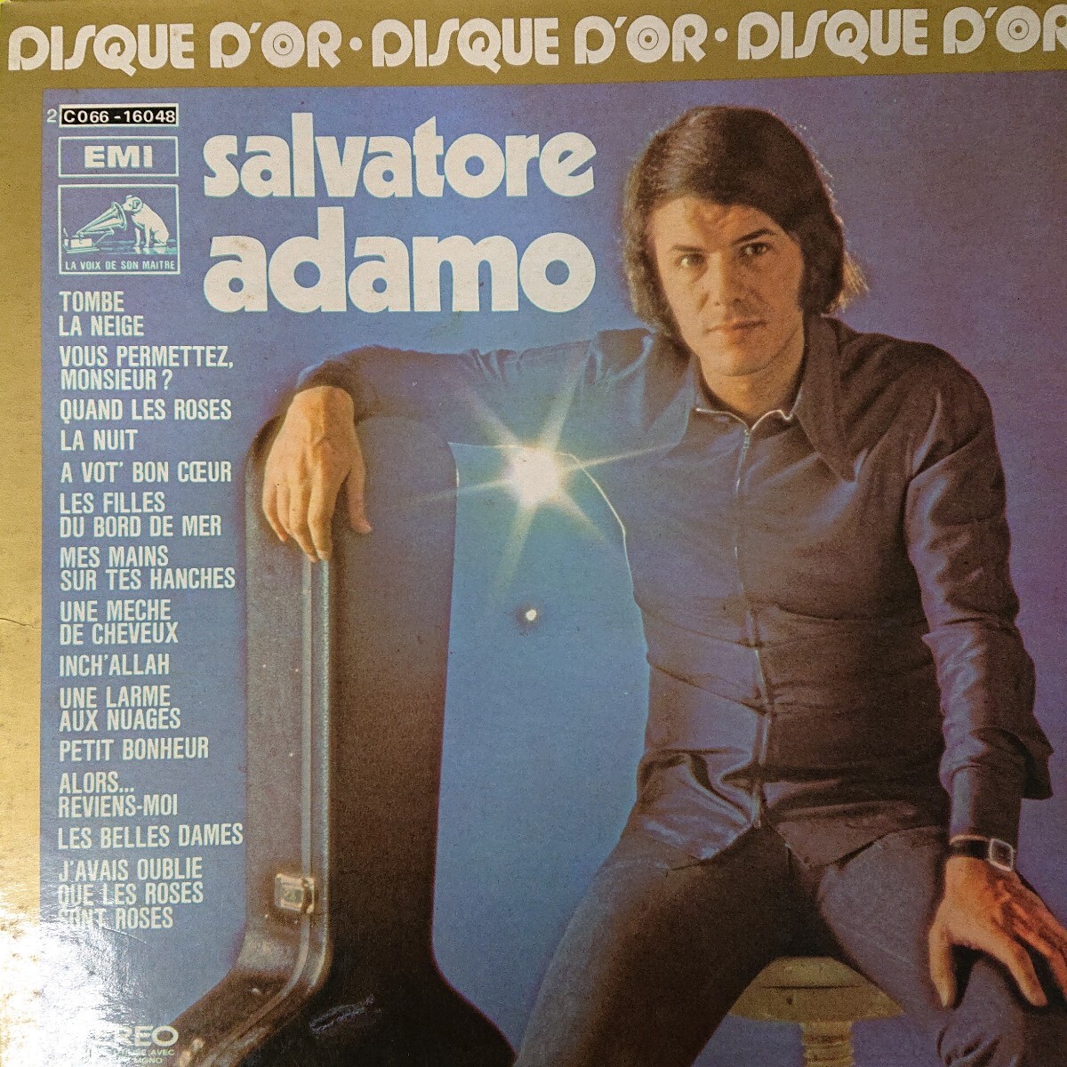 LP輸入盤FRANCE/ SALVATORE ADAMO☆5点以上まとめて（送料0円）無料☆