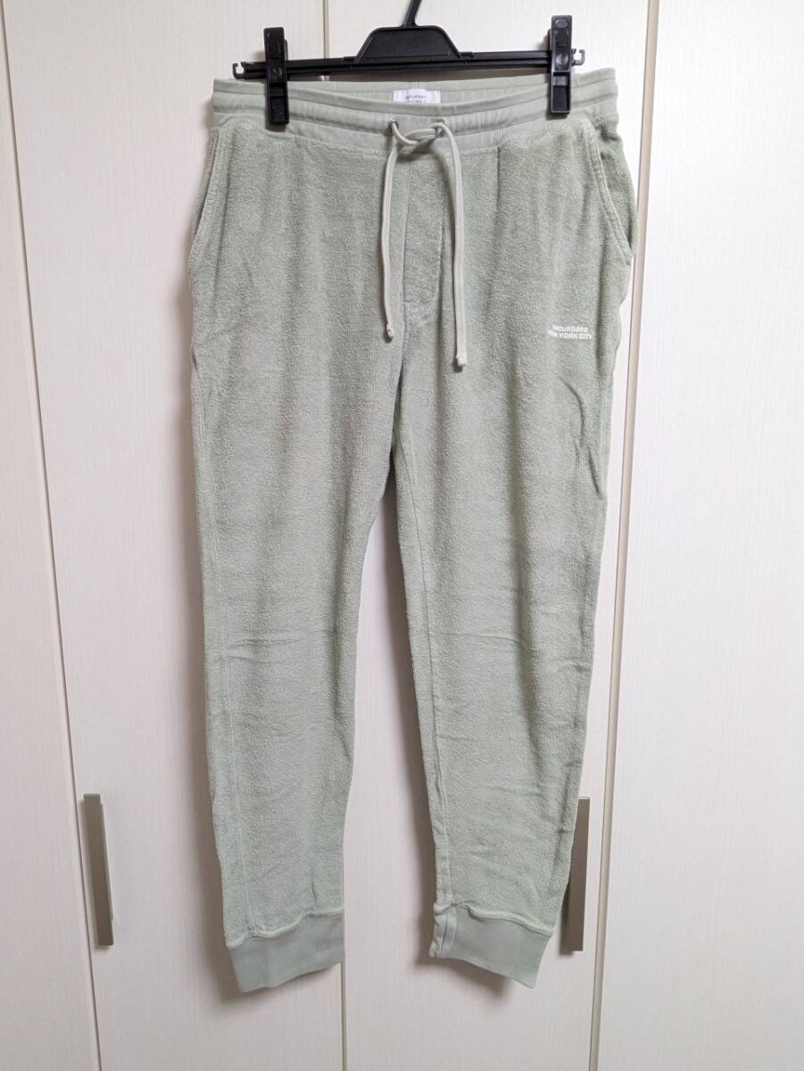 サタデーズ ニューヨークシティ Saturdays NYC パンツ スウェットパンツ ボトムス Ken Terry Sweatpant グリーン系 S BBS-10020-A KKSIIOB