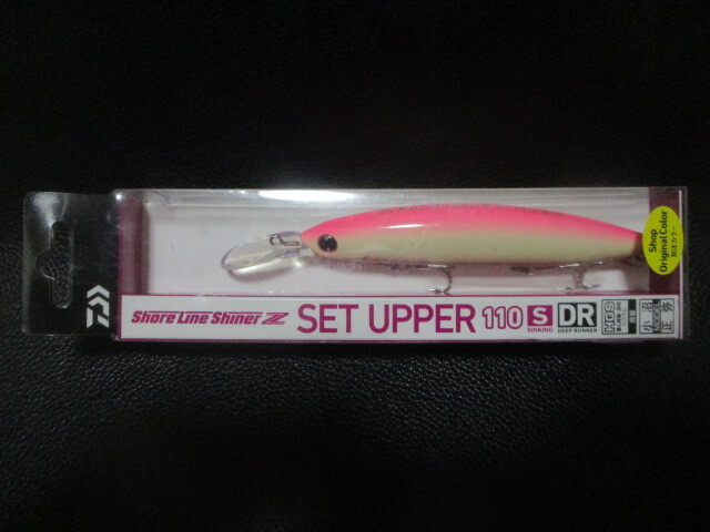 （F25.10.31) ダイワ　セットアッパー110SDR・ショップオリジナルカラー　ピンクバックグローOS　新品未使用！