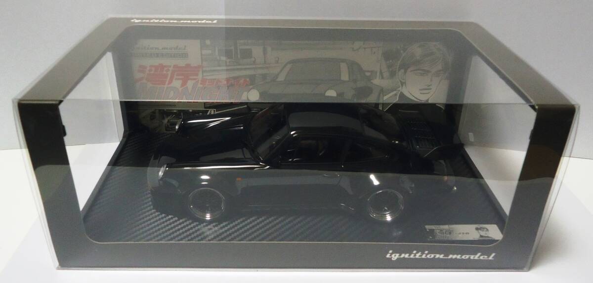 イグニッションモデル 1/18 ブラックバード 964 ブラック/BBS LMタイプ17インチ(ポリッシュ/ガンメタリック) 湾岸ミッドナイト