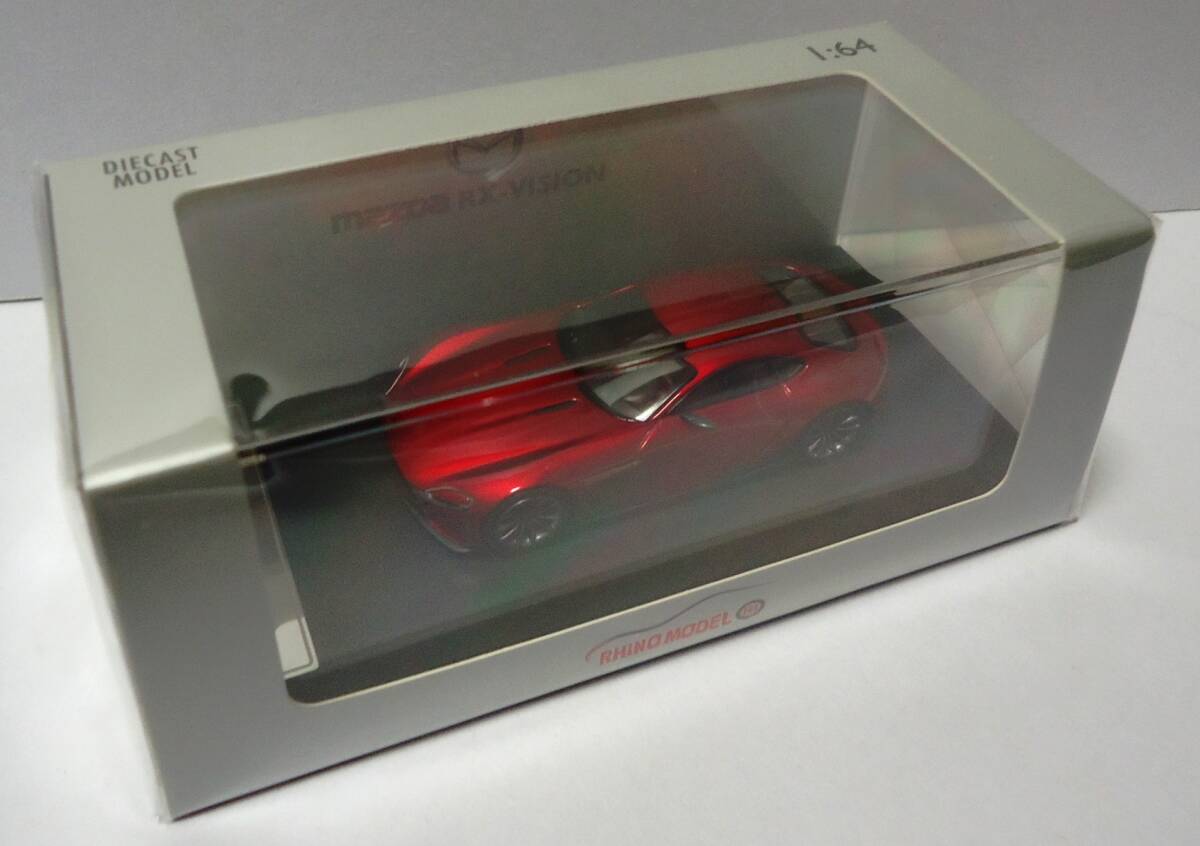 Rhino Model RM 1/64 マツダ MAZDA RX-VISION 2ドア Soul red