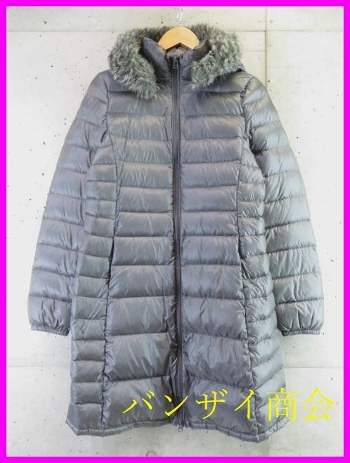6110b12◆良品です◆軽量◆UNIQLO ユニクロ フーディ ウルトラライトダウンコート L/ダウンジャケット/ダウンベスト/パーカー/レディース