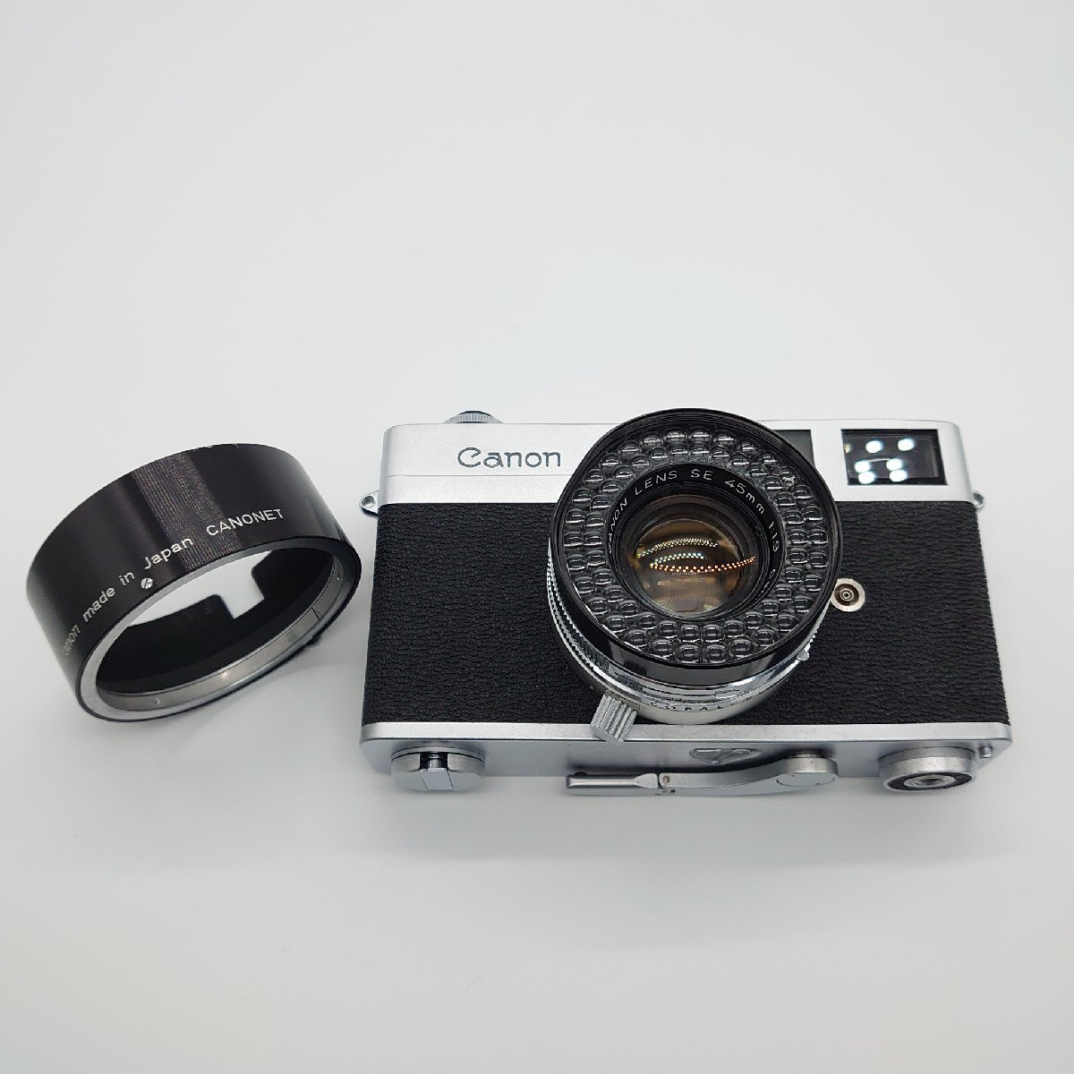 Canon Canonet レンズ：CANON LENS SE 45mm 1:1.9 シャッタースピード優先EE キャノン フィルムカメラ 難ありのためジャンク【道楽札幌】