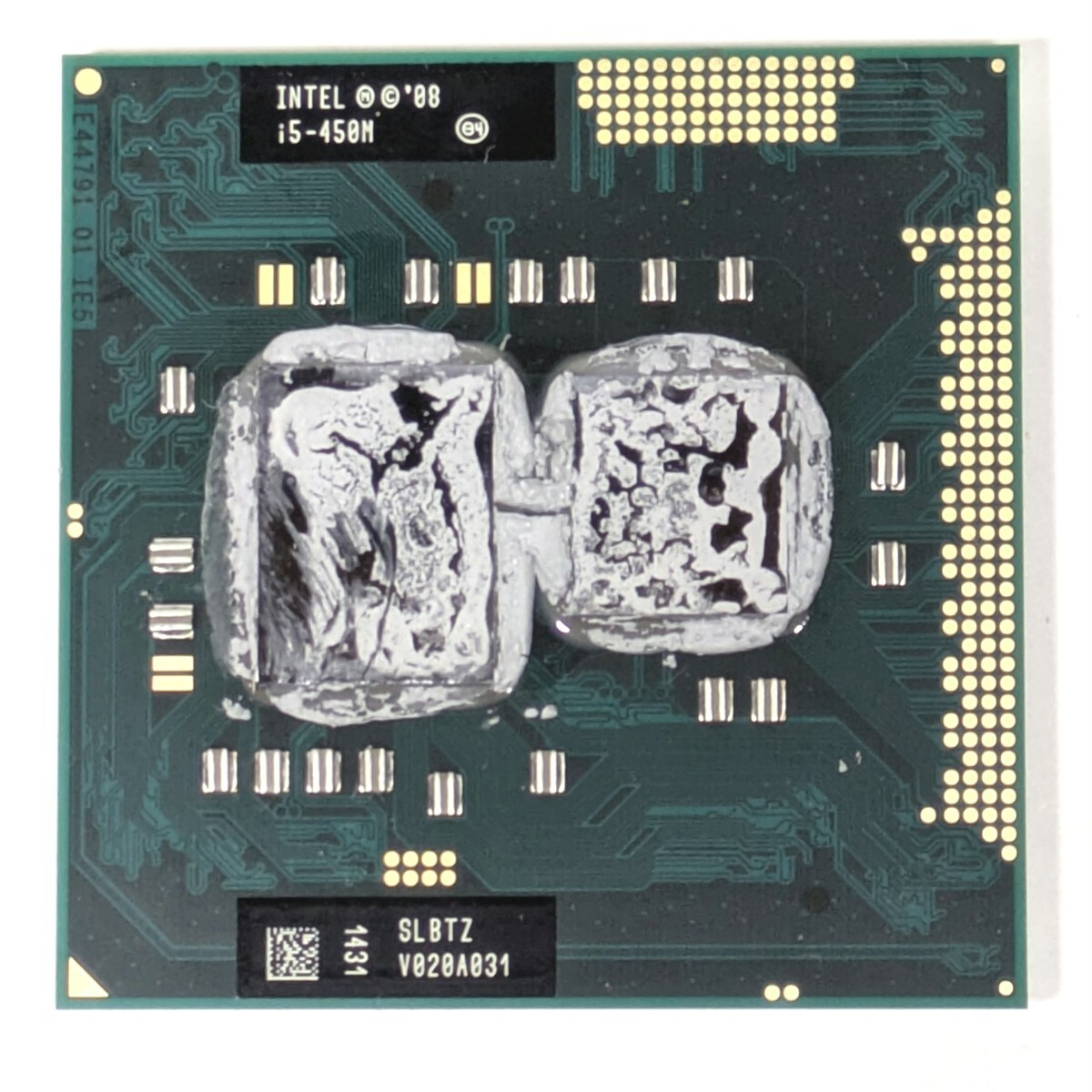 【中古品】Intel Core i5-450M　2.4GHz TB 2.66GHz 　ノートパソコンCPU