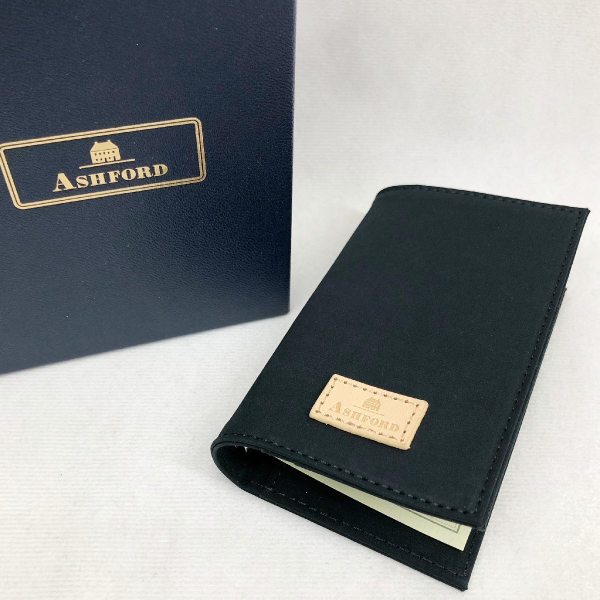 未使用に近い ASHFORD アシュフォード ミリクロス M5 11㎜ note ネイビー システム手帳 スエードタッチ ビジネス スケジュール