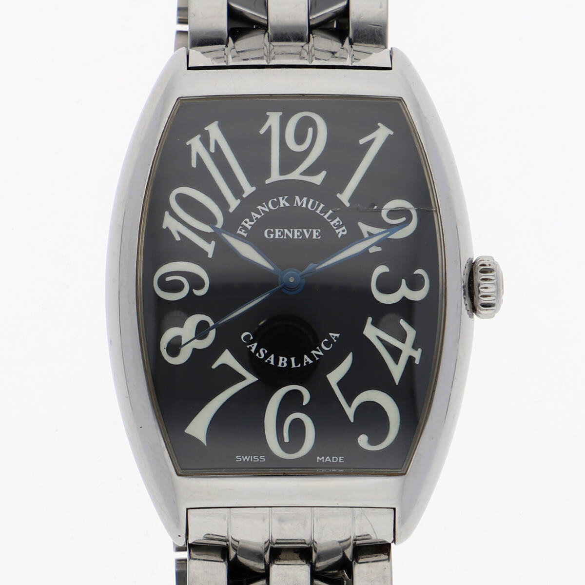 FRANCK MULLER フランクミュラー 6850BC カサブランカ ブラックダイヤル SS 自動巻き メンズ【131112】