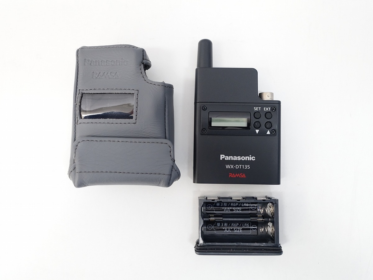 Panasonic WX-DT135 B型デジタルワイヤレスマイク 800 MHz帯/B帯 動作品 *442105