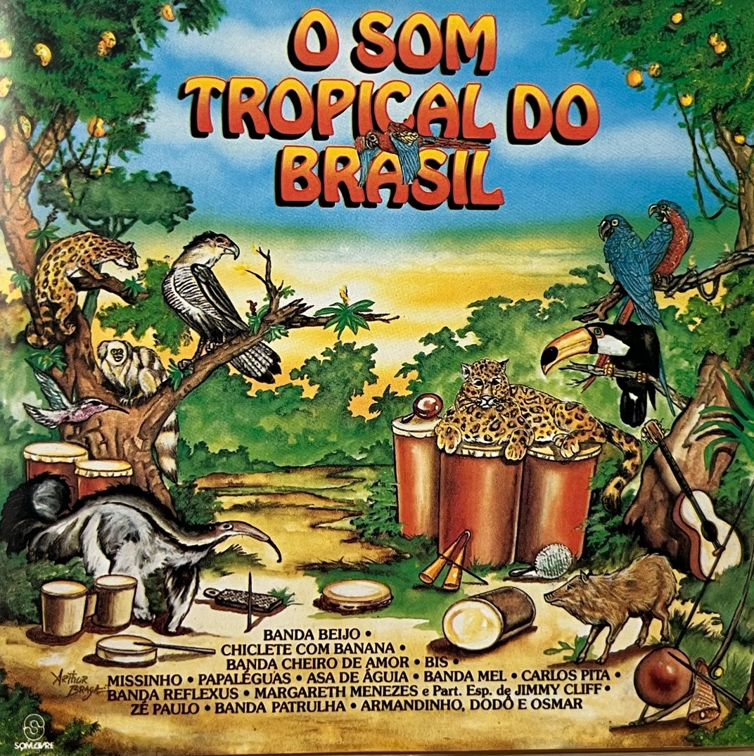 V.A. - O SOM TROPICAL DO BRASIL 中古CD 1992 SIGLA / BMG chiclete com banana cheiro de amor banda beijo asa de agula jimmy cliff