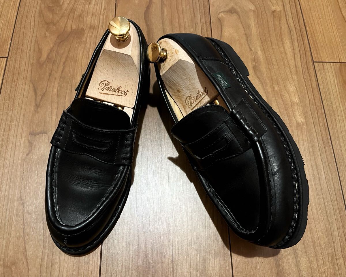 ３回着用のみ★Paraboot ORSAY サイズ4.5 オルセー ブラック シャンボード CHAMBORD パラブーツ ミカエル ランス