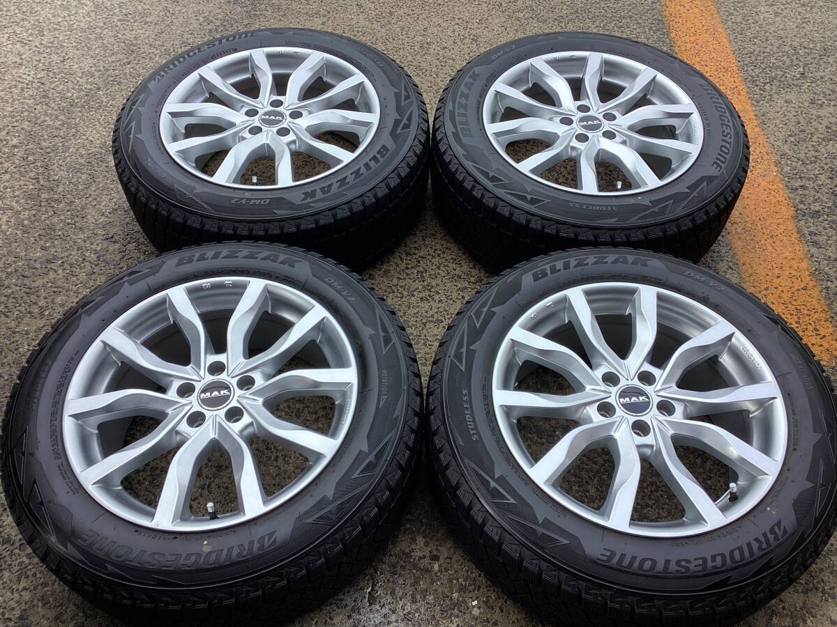 M9130 MAK 18インチ 8J +45 108/5H＆235/60R18 スタッドレス 4本 ランドローバー レンジローバー イヴォーク