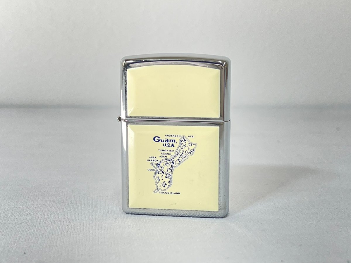 Zippo ジッポー GUAM グアム made in USA K 11 ライター 喫煙グッズ 火花〇 喫煙具 コレクション