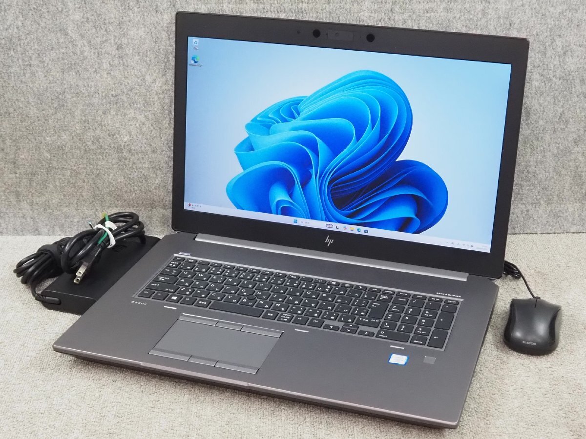 [679]☆ Win11pro認証済 ☆ hp Zbook 17 G6　Core i7-9850H 2.60GHz/32GB/SSD 512GB/Quadro RTX4000/BD-RE ☆ 17.3インチ 1920×1080
