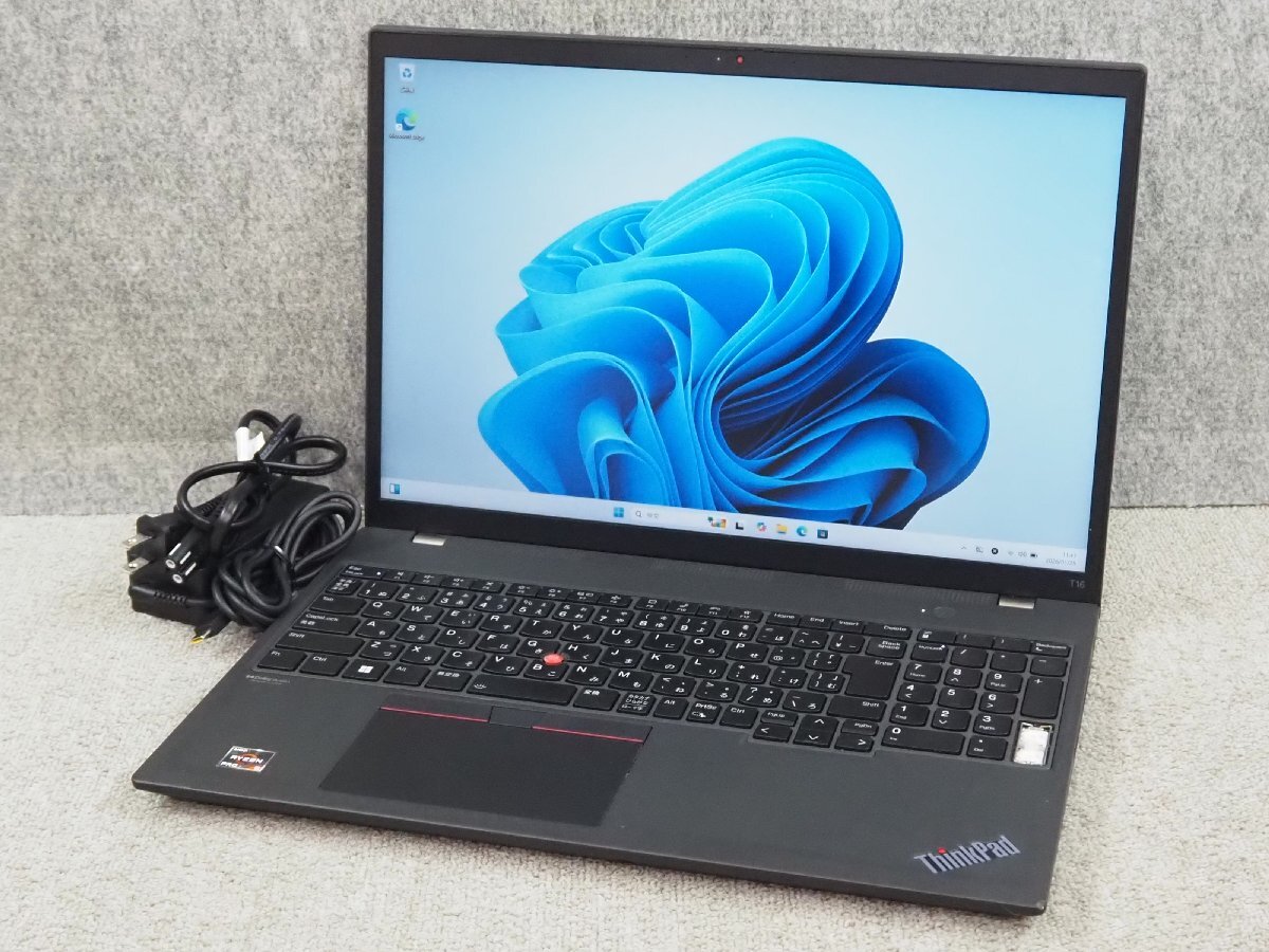 [698] ☆ Win11認証済 ☆ Lenovo ThinkPad T16 Gen1 ☆ AMD Ryzen 5 PRO 6650U 2.90GHz/16GB/SSD 256GB/Radeon Graphics