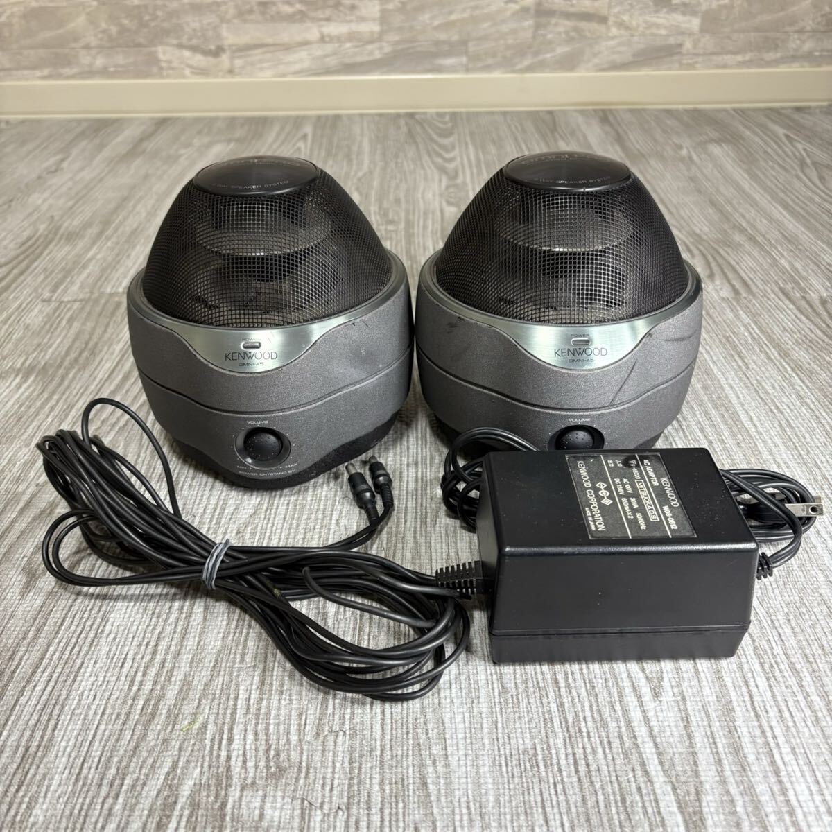 KENWOOD ケンウッド OMNI-A5 2WAY スピーカー ACアダプタ W08-0612 付属