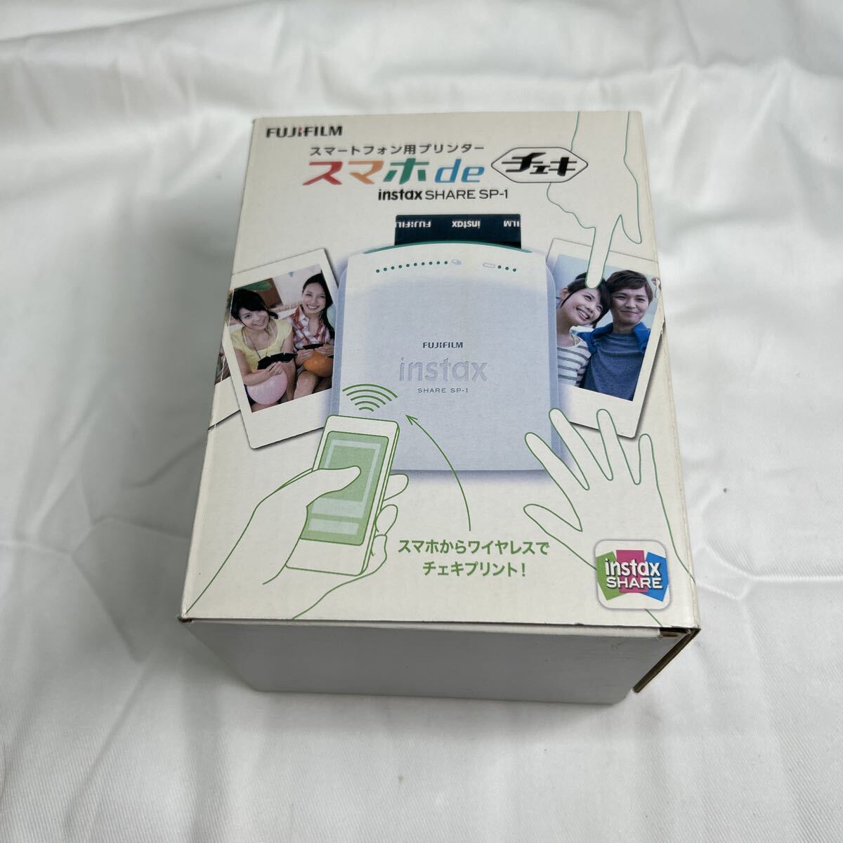 85★01188-② FUJIFILM スマホdeチェキ instax SHARE SP-1 スマートフォン用プリンター 通電確認のみ 動作未確認