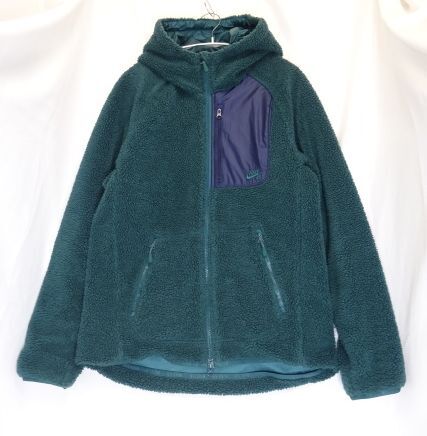 NIKE SB ナイキ エスビー ボアフリース パーカー フーデッドジャケット レトロ グリーン 緑 フリース ジップパーカー