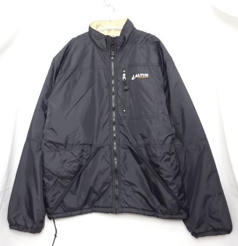 カナダ製 ALTUS PRIMALOFT アルタス プリマロフト リバーシブル ジャケット ブラック 黒 アウトドア 90s 90年代 vintage ヴィンテージ