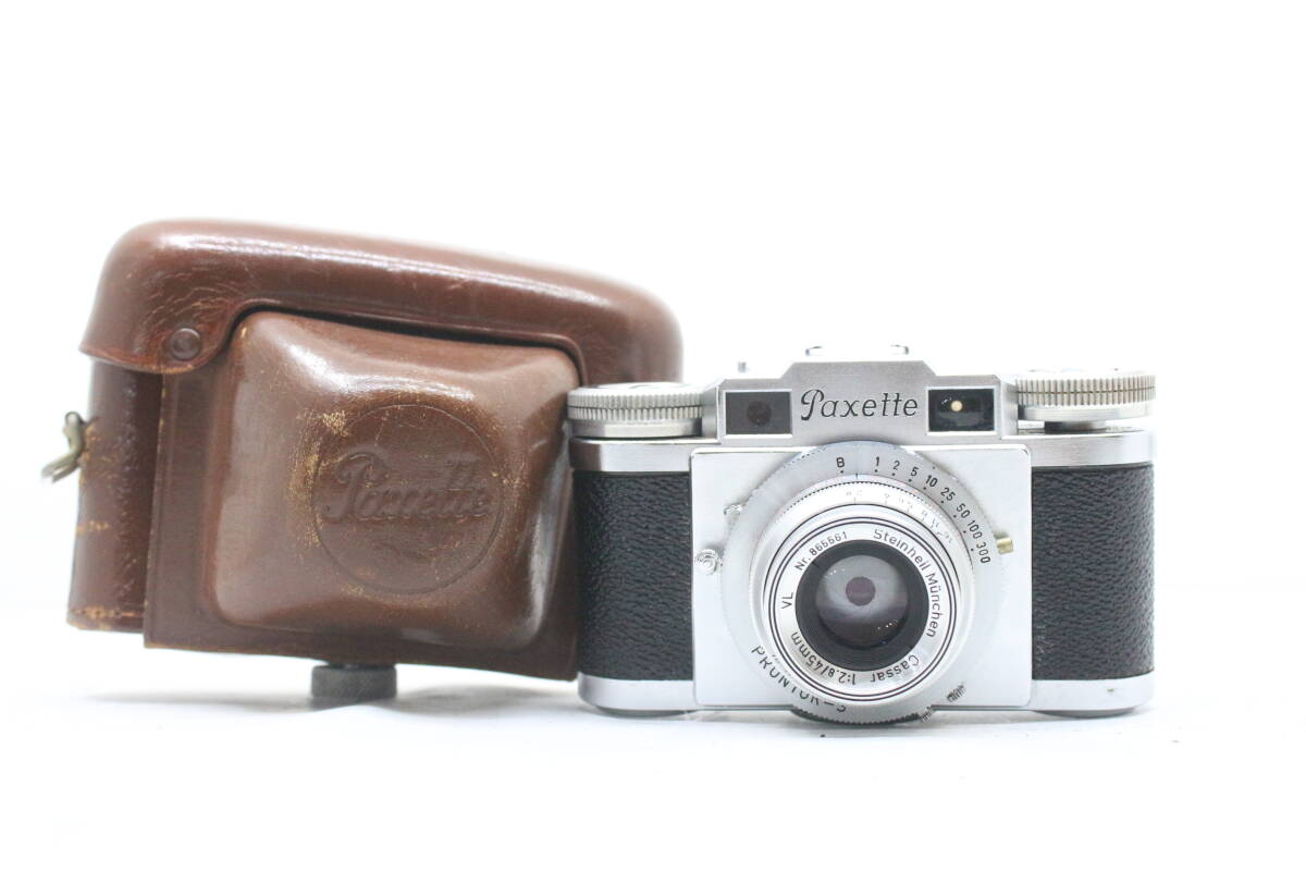 ★希少品★ BRAUN PAXETTE Cassar 45mm F2.8 初代モデル 超希少レンジファインダー！ OK9173