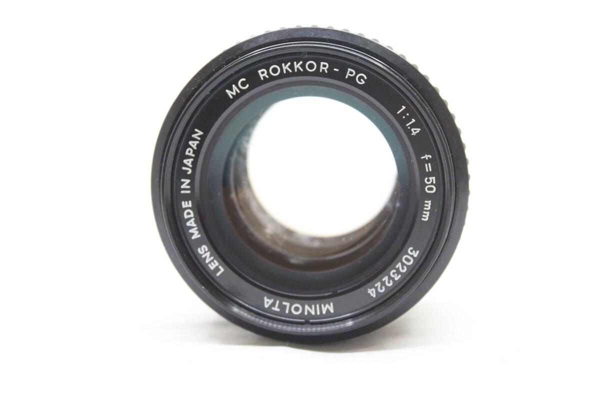 ★良品★MINOLTA ミノルタ MC ROKKOR-PG 50mm F1.4 単焦点レンズ OK9199