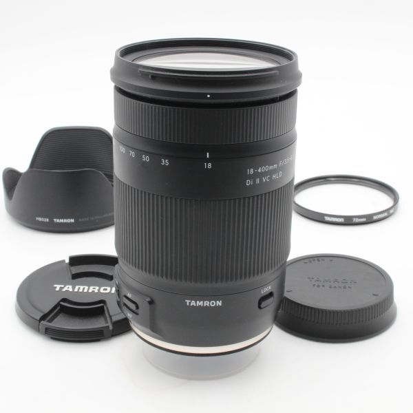 TAMRON タムロン 18-400mm f3.5-6.3 Di II VC HLD B028 tamron キヤノン用 フィルター、フード付き 97012