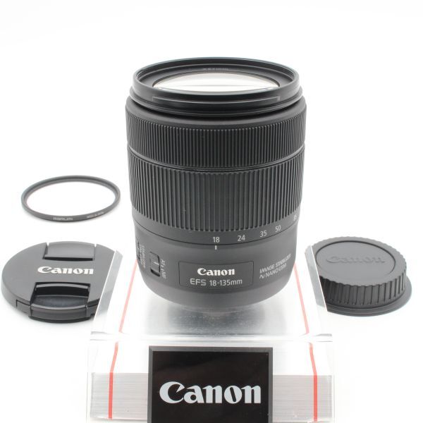 【極美品】 Canon キヤノン EF-S 18-135mm f3.5-5.6 IS USM CANON キャノン フィルター付き 99031
