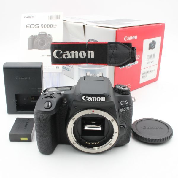 【極美品】 Canon キヤノン EOS 9000D ボディ デジタル 一眼レフ カメラ CANON キャノン 元箱 付属品 付き 99030