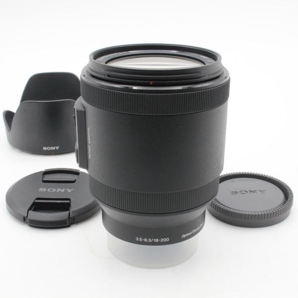 SONY ソニー E PZ 18-200mm f3.5-6.3 OSS SELP18200 sony フード(ALC-SH109)付き 99018