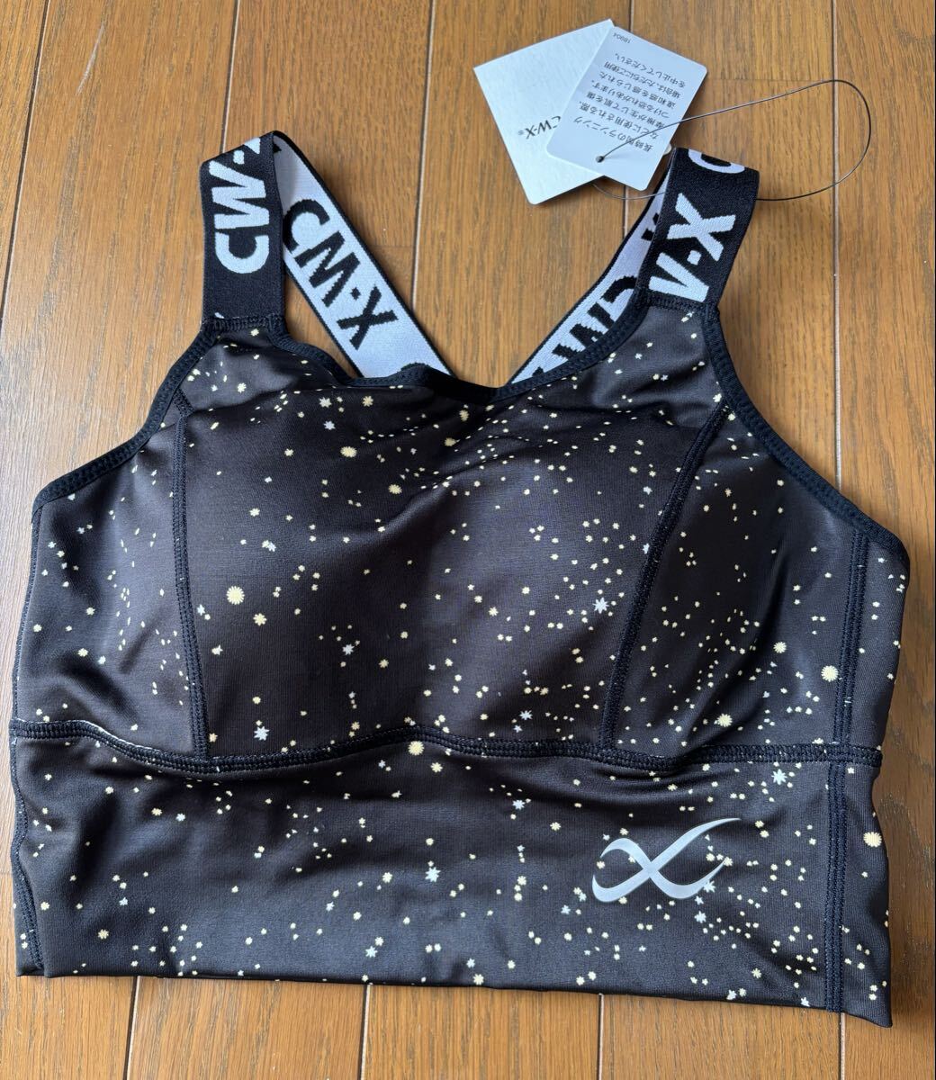 ★ワコール CW-X 　スポーツブラ　S　ブラック　黒　新品 スポーツ ゆれケアブラ 　吸汗速乾　HTY021　ユレにくい　ランニング　ジム　ヨガ