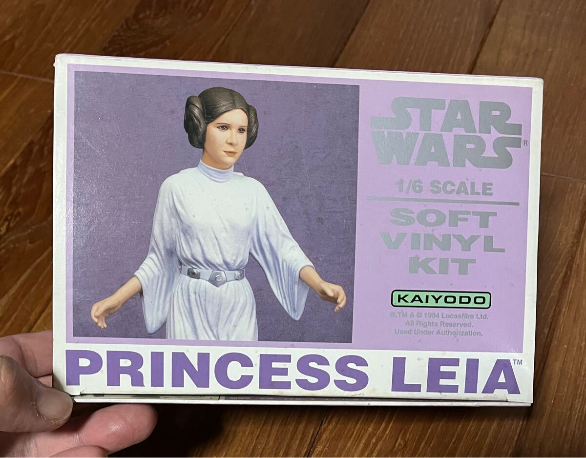 海洋堂 ガレージキット スターウォーズ レイア STAR WARS プリンセス　ソフビ当時物絶版ガレキ