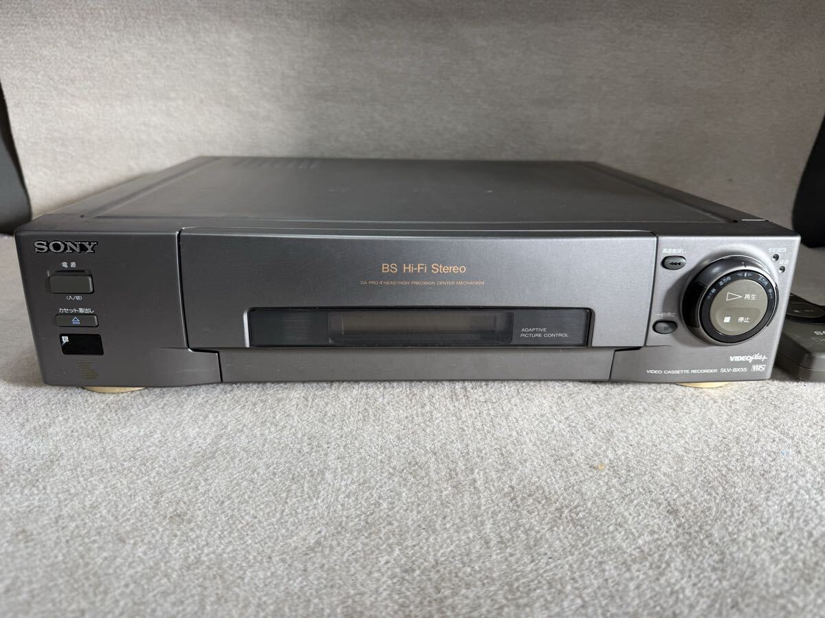 SONY ビデオデッキ SLV-BX55 BS Hi-Fi レコーダー ソニー VHSビデオデッキ 通電確認OK