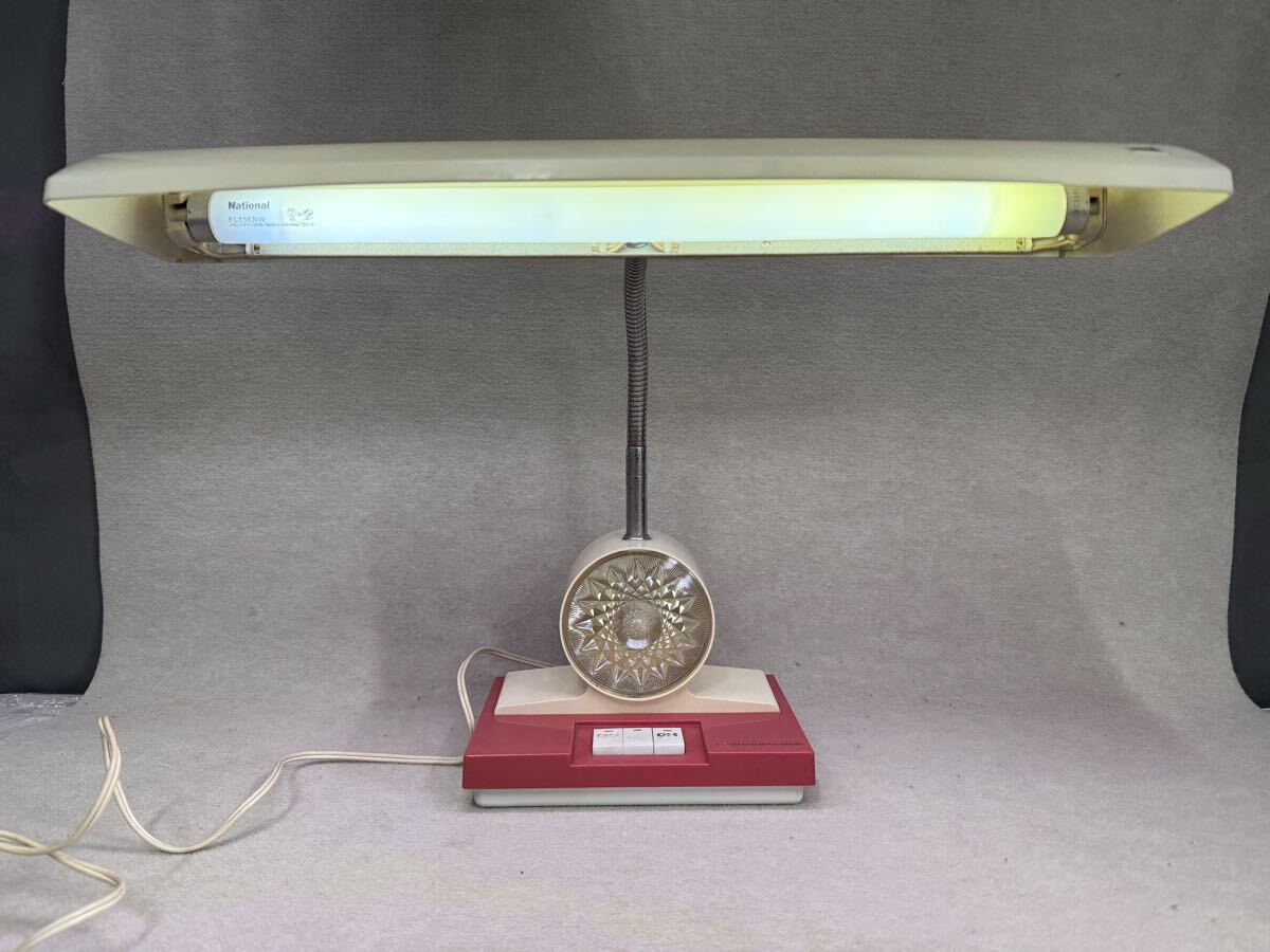 三菱電機 MITSUBISHI 電気スタンド 明視スタンド 照明器具 照明 蛍光灯 昭和レトロ レトロ アンティーク 通電確認OK