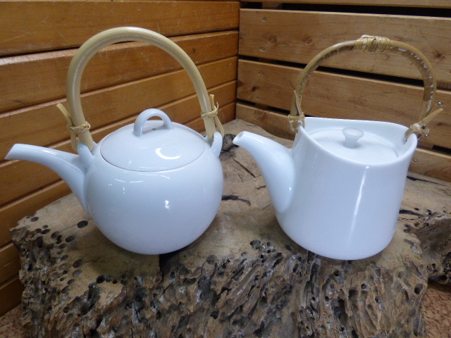 め397【2点セット】 白山陶器 KEYUCA 茶器 ポット 急須 土瓶 シンプル