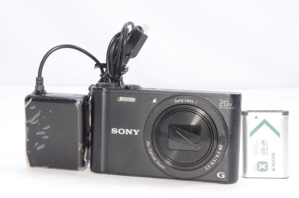 ★Sony ソニー Cyber-shot WX350 ブラック★#H0042512020A