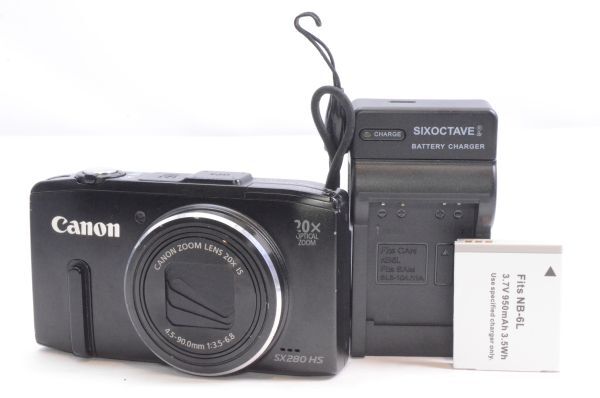 ★Canon キャノン Power Shot SX280HS ブラック★#H0042511022A