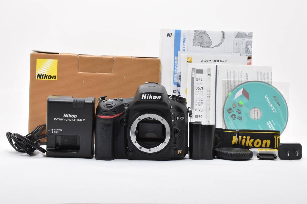 NIKON D600 24.3MP Digital Camera Body ニコン　デジタルカメラ　＃500